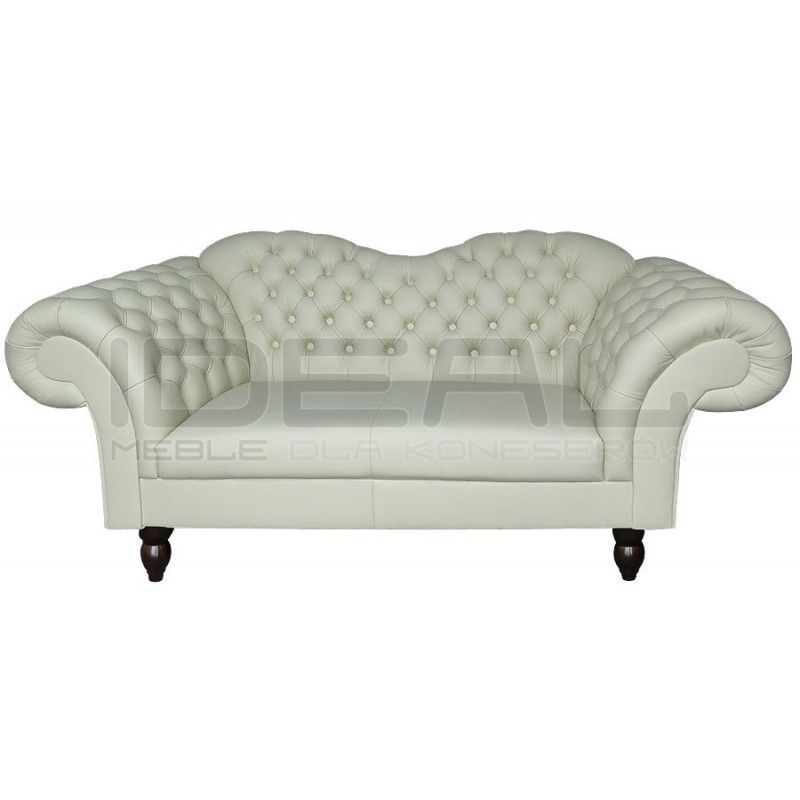 Sofa Chesterfield Victoria skóra 2 os