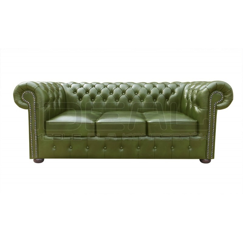 Sofa Chesterfield Classic XL Skóra 3 os.