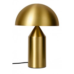 Lampa designerska biurkowa FUNGO złota