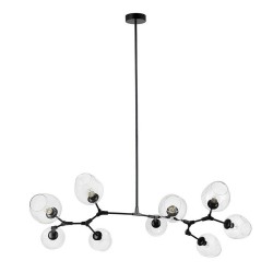 Lampa Wisząca Modern Orchidea 9 czarna