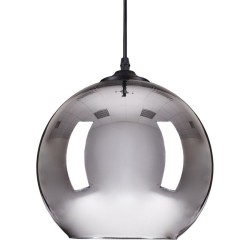 Lampa wisząca glamour srebrna chrom Mirror Bolla 25