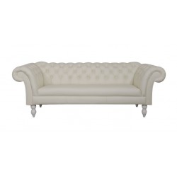 Sofa Chesterfield Maruna w skórze 3 os.