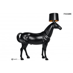 Lampa podłogowa KOŃ HORSE czarna