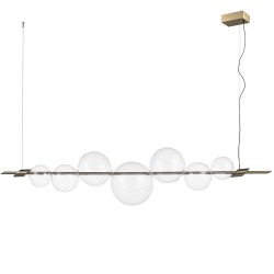 LAMPA WISZĄCA GLAMOUR AMORE ZŁOTA 153