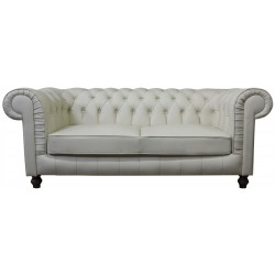 Sofa Chesterfield Canon Skóra 3 os.