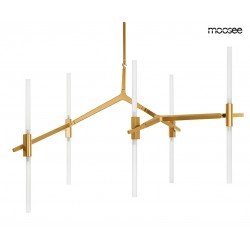 Lampa Wisząca glamour Candelabr 10 złoty