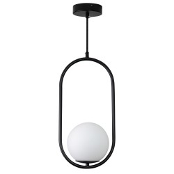 Lampa wisząca COSTA Solo Aurelia biała kula