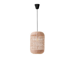 Lampa wisząca boho Banda Cylinder rattan