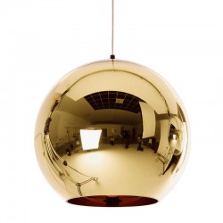 Lampa wisząca glamour złota Mirror Bolla 30