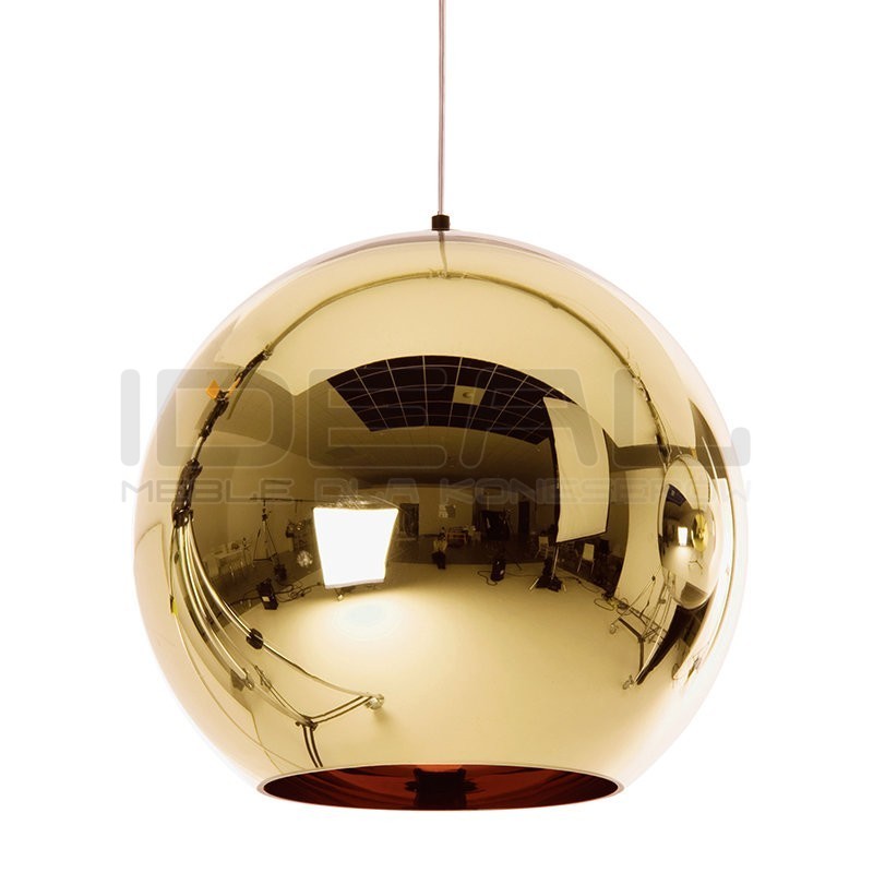 Lampa wisząca glamour złota Mirror Bolla złota 30