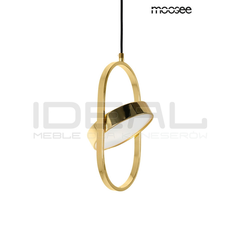 Lampa wisząca geometryczna SPINNER 19 złota