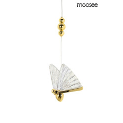 Lampa wisząca glamour BUTTERFLY S motyl złota