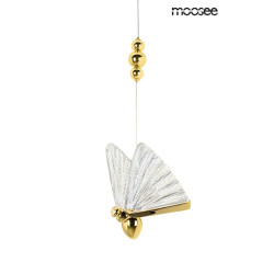 Lampa wisząca glamour BUTTERFLY M motyl złota