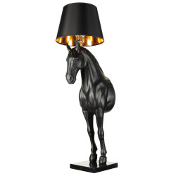 Lampa podłogowa Horse KOŃ L czarna