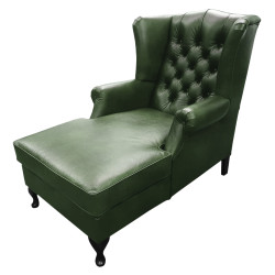 Szezlong Chesterfield Coventry Skóra