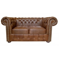 Sofa Chesterfield Classic XL Skóra 2 os.